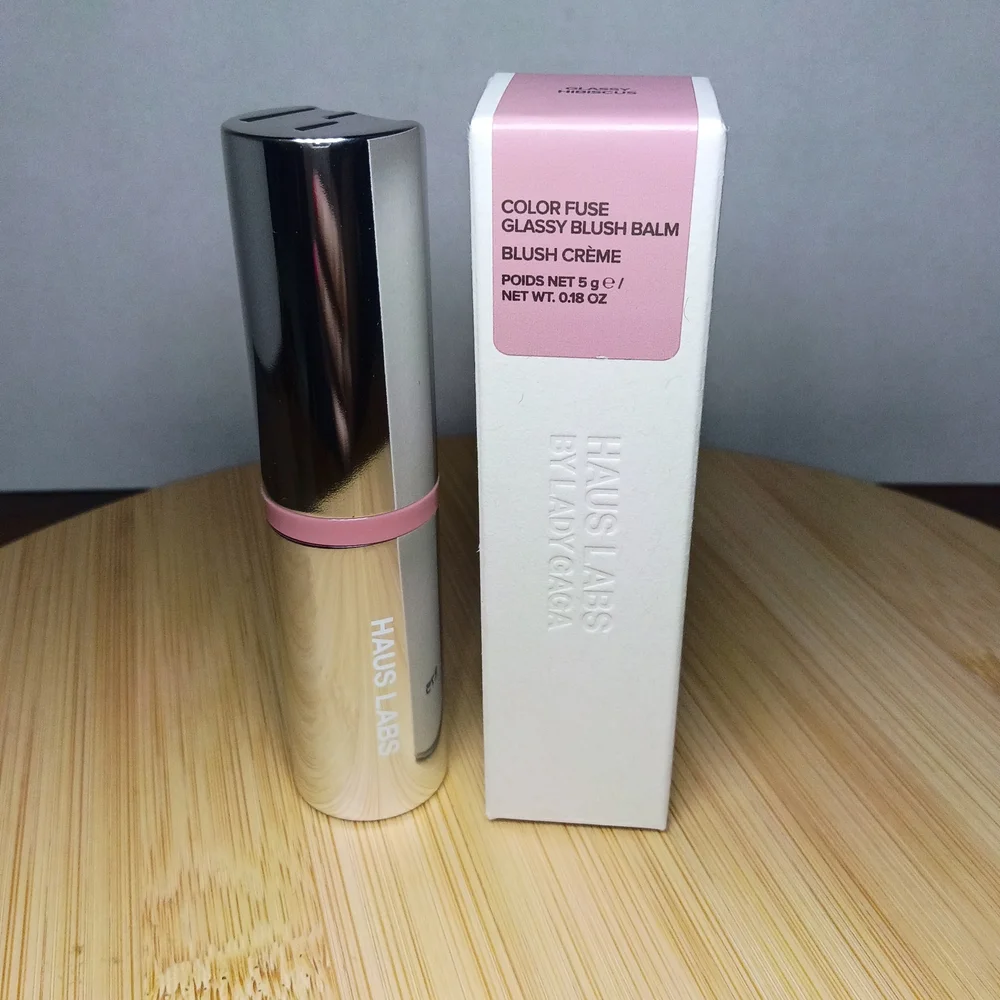 Haus Labs By Lady Gaga Color Fuse Blush Balm - Glassy Hibiscus - Picture 4 of 6